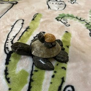 Stone Turtle Carving from Ecuador